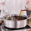Ba'erde 304 Stainless Steel Induction Hot Pot with Divider