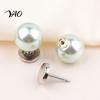 Quick Fix Buttons for Sewing 5Pcs Fake Pearl Clothing, Removable Decorative Brooch Pins, No Cardigans Sew Safety Pins Shirt Neckline Embellishment,
