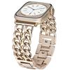 Fashion Metal Bracelet Strap For Apple Watch Ultra 44mm 45mm 40 41 49 Chain Design Women Bands For iWatch 9 8 7 6 5 4 3