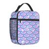 Kids Insulated Lunch Bag With Full-Print Football Design Portable Cooler School Daycare Outdoor Activities
