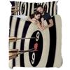 Dart Board Duvet Cover Set,Dartboard Bedding Sets Skin-Friendly Lightning And Flame Comforter Cover Set Full Queen Size