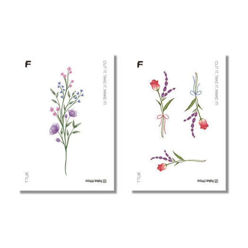 FAKE.TTT P Tattoo Sticker Set one