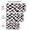 Retro Flower Checkered Mouse Pad Xxl Large Gaming Rubber Deskmat NonSlip Computer Game Keyboard Desk Mat Laptop Long Mousepad