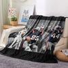 New England Patriots Players Printed Flannel Blanket, Soft Throw for Bedroom Sofa, Washable, Fan Merchandise, Great Gift.