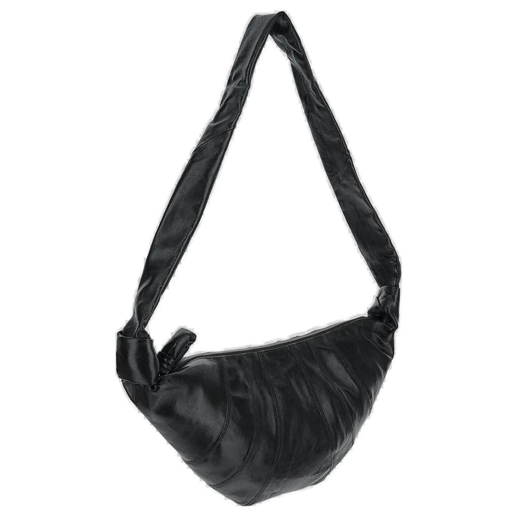 Lemaire Cotton Croissant Bag Croissant Shoulder Bag Medium Women's Black BG0001-LF1329-BK999