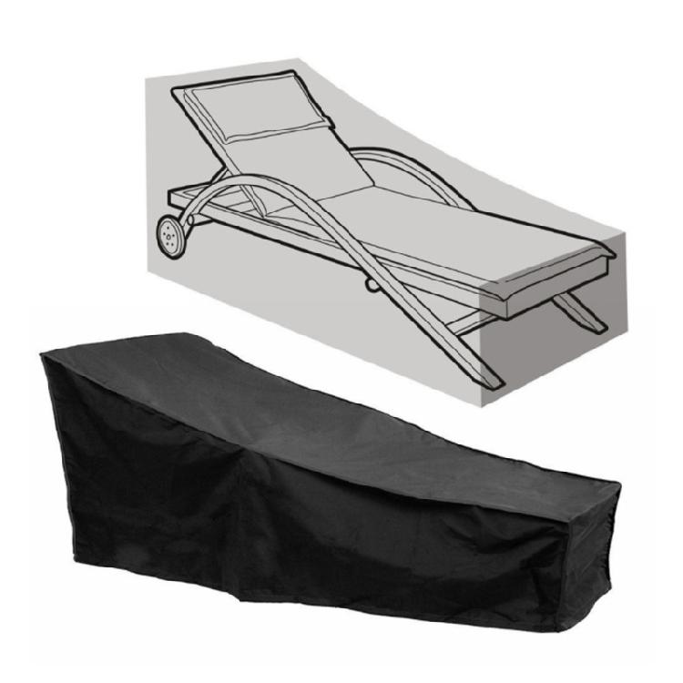 Waterproof Patio Lounge Chair Cover 210D Oxford Patio Furniture Cover Durable 1 чёрный