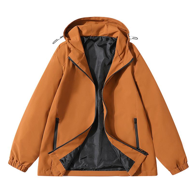 Весенне-осенняя куртка большого размера мужская ветрозащитная и водонепроницаемая уличная — фото 2