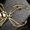 European-American Simple Spider Brooch: Stylish Insect Corsage Lapel Pin Accessory
