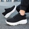 Flying woven elastic socks shoes shoes soft sole thick sole heightening couple breathable mesh deodorant casual sports shoes