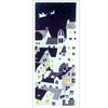 Edoten [Todaya Shoten] Nashien-zome Tenugui (Hand Towel) Christmas Eve 1045, Approx. 37 X 98 Cm