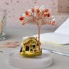 Creative Natural Crystal Tree Copper Wire Crystal Decorative Trees Fortune Tree Figurine  Desktop