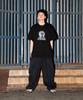 Keuligeon Blessed By The Sun 20S Semi-Oversized Short-Sleeve T-Shirt Black