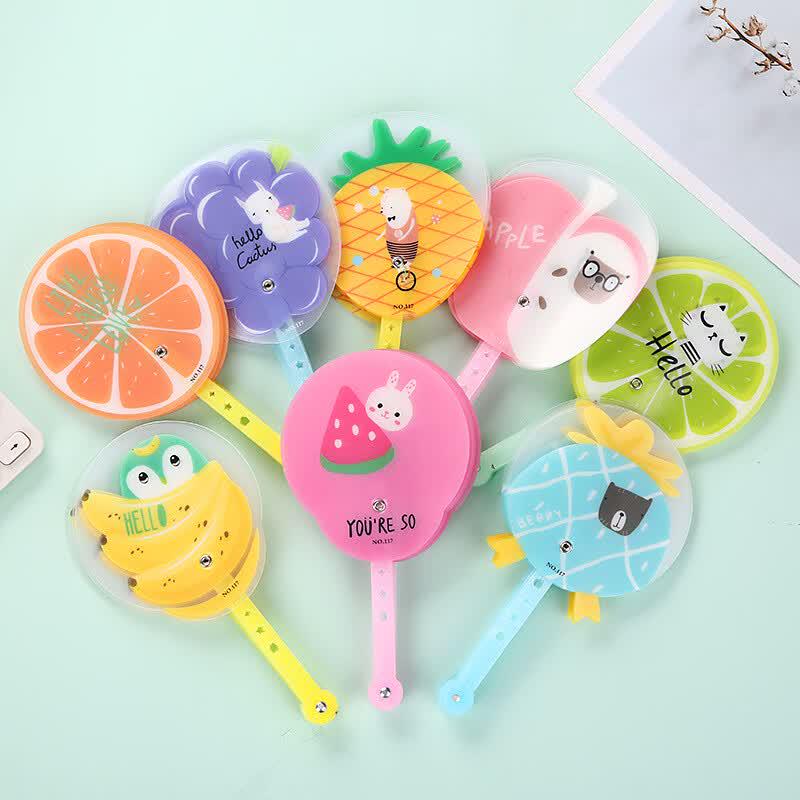 

Cartoon Fruit Folding Hand Fans