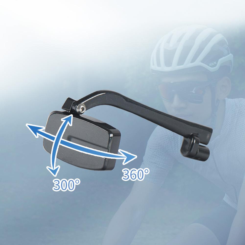 Bicycle Cycling Glasses Rearview Mirror Multi-angle Adjustable Mini Helmet Reflector Riding Accessories