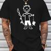 Fishing Lover Stick Figure StateUnisext Summer Fashion TShirt Unisex WoUnisex Casual Loose Cotton Streetwear Tee Tops