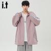 Izzue IT Men's Cool-Sensing Quick-Dry UPF50+ Hooded Sun Protection Jacket