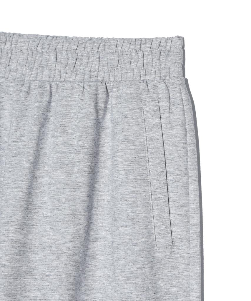 DISTN9NE Elastic Waist Wide Sweatpants Melange Grey (Lp3Pf706-097)