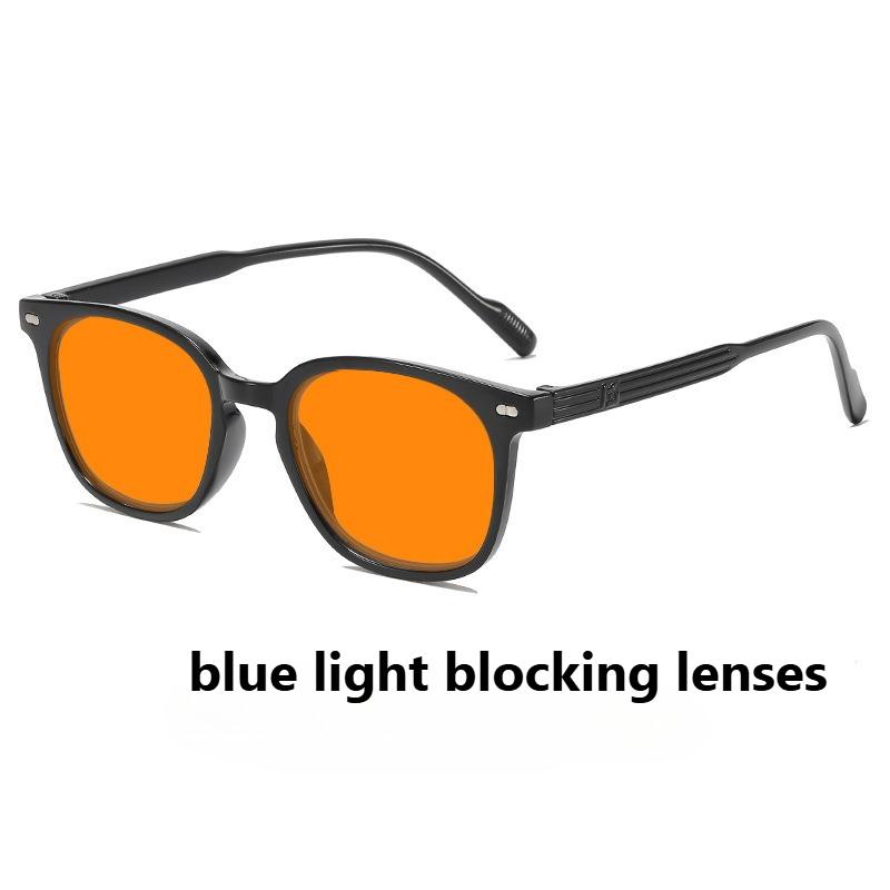 Retro Anti Blue Light Glasses with Orange or Red Lense for Mobile Computer Competitive Games Eye Protection Night Vision Goggles