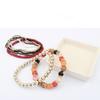 Cuff Elastic Multi-layer Charm Boho Beaded Bracelet Bangle