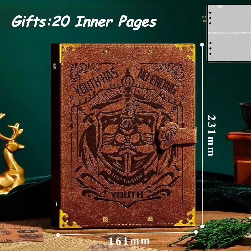 

Альбом для фотографий из ПУ кожи в европейском стиле, высококачественный биндер для фотокарточек, коллекционный альбом большой вместимости, многофункциональный блокнот