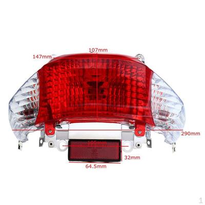 1x moto 12V posteriore per ciclomotore scooter cinese Gy6 50cc