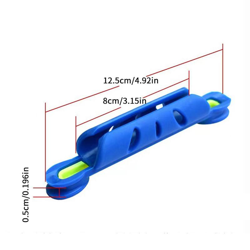1Pcs Portable Fishing Coiling Clips Fishing Line Winding Board Plate Fishing Line Rod Spools Holder Management Tool