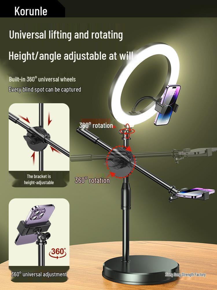 Professional Mobile Phone Holder for Overhead Shots - 2025 Model for Live Streaming, Vlogs, and Photography