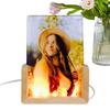 Sublimation Acrylic Blank Sublimation Photo Blanks 3D Night LED Light Lamp Base Heat Transfer Acrylic Photo Frame Blank