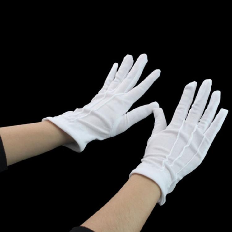 Formal Party Tuxedo Guard Gloves Stretchy for Police for Parade Mittens for Wome