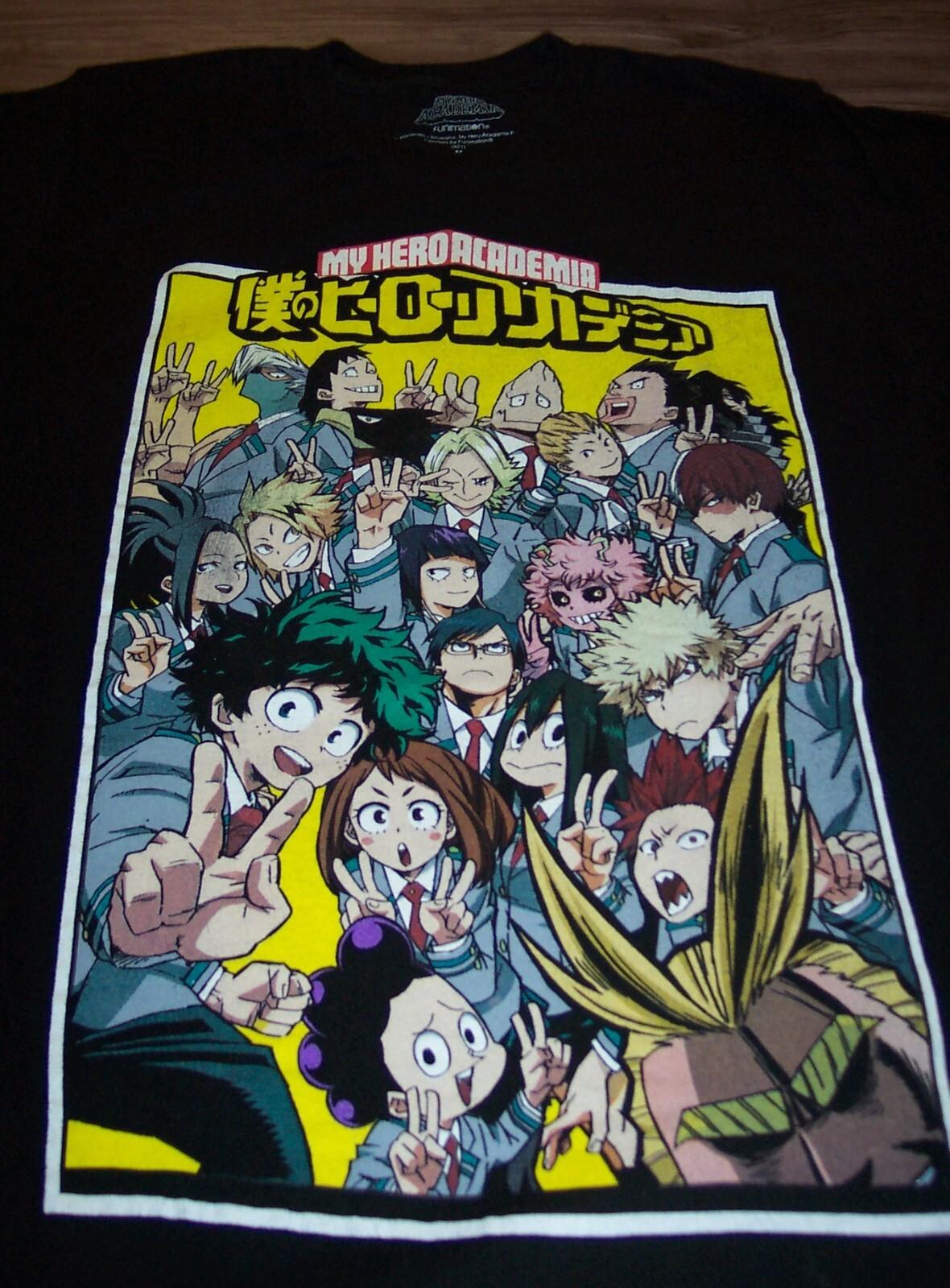 MY HERO ACADEMIA Funimation T-shirt Mens MEDIUM Anime XXL
