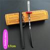 Demon Slayer Kamado Flamme & Windsäule Schwert Modell Schlüsselanhänger Anhänger Spielzeug, 17cm