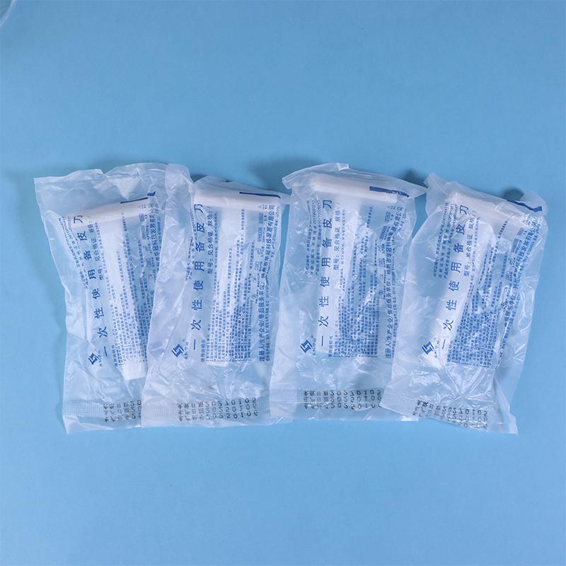 10 Unidades Maquinillas Médicas Desechables Para Mujer Afeitadora Sanitaria Para Hombre Cuchilla Afilada de Acero Inoxidable de 1 o 2 Capas Herramienta Para Eliminar el Vello