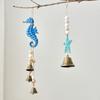 Turtles/Seahorses/Starfishs Wind Chimes Garden Decors Hanging Ornament Windchime for Mediterraneans Themed Home Decors