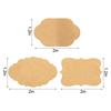 1.2x2inch Blank Kraft Paper Baking Seal Sticker Handmade