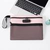 Large Capacity Locking File Pouch Password Lock Portable File Folders  Passport Storage