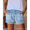 Lässige High-Waist-Shorts Modisch Vielseitig und Einfach für den Weg zur Arbeit