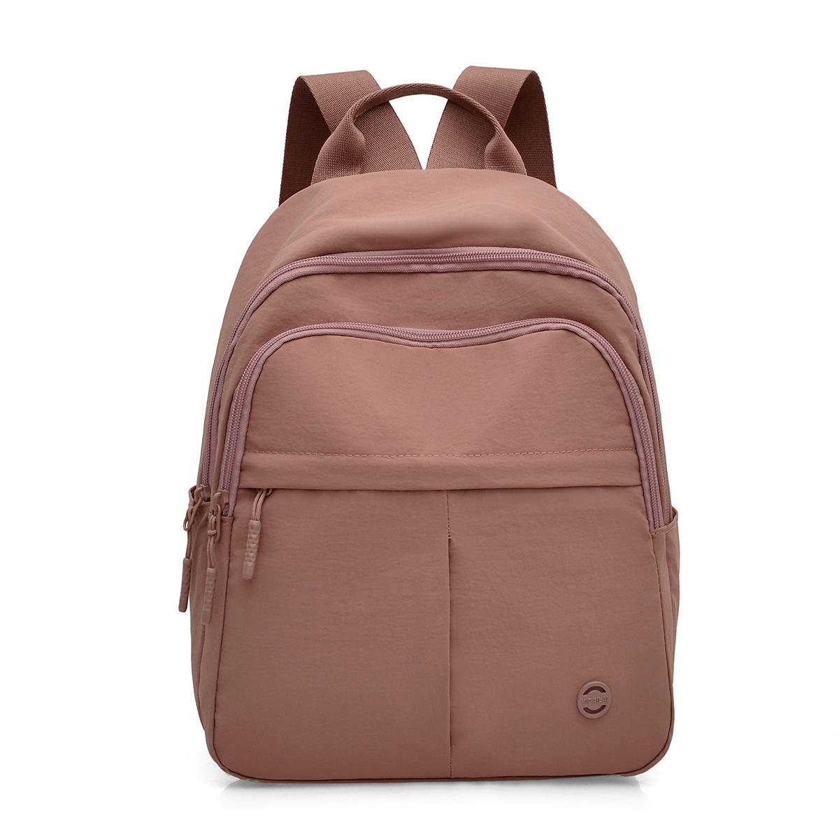 

Lightweight Backpack New Style Women s Minimalist Large Capacity School Bag Travel Multifunctional Small Backpack рожевий