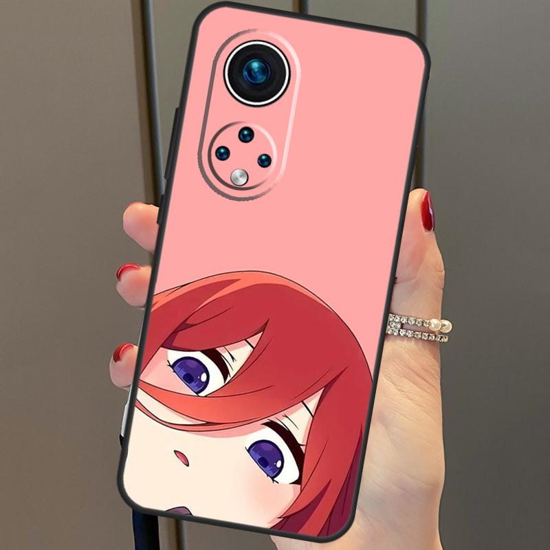 Itsuki Nino Yotsuba Nakano Cover For Honor 50 Lite Case For Huawei P20 P30 P40 Pro Nova 9 5T P Smart 2021 8X 9X 10i