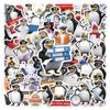 William Tell Penguin Creative Animation Stickers, 50 Sheets for Scooters & Backpacks
