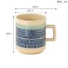 EDITIONS Shofu Kiln Mug Mino Ware Made In Japan KANNA Flying Plane Handmade Pottery Blue