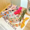 New Fruit Print Hairband for Women Strawberry Knot Bow Headband Korean Sweet Fabric Hoop Hair Band Girls Hair Accessories