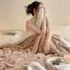 New 3D Shaped Jacquard Blanket Lamb Fleece Coral Fleece Double Sided Blankets Autumn Winter Seasons Warm Comfortable Nap Quilt