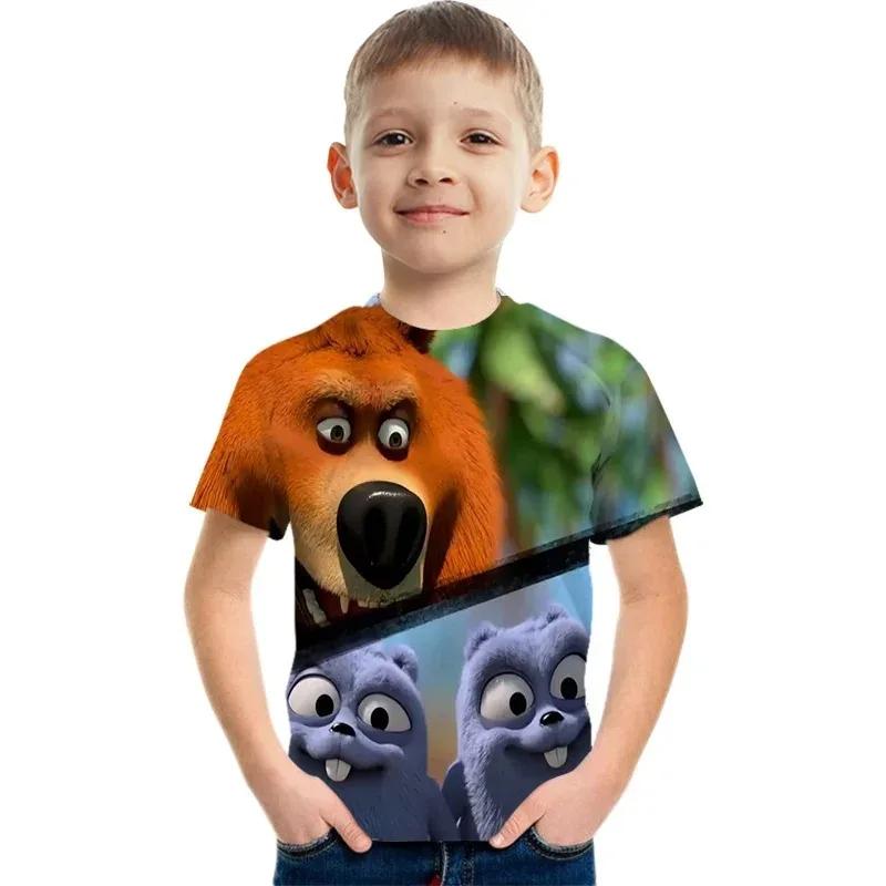 Sunlight Grizzy Bear 3d Print T Shirts Summer Funny Clothes Top Baby Boys Girl Teen Christmas Lemmings Tshirt Camisetas Tops