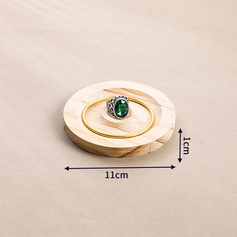 Solid wood walnut bracelet storage plate bracelet plate bracelet display rack beaded bracelet bracelet plate жёлтый