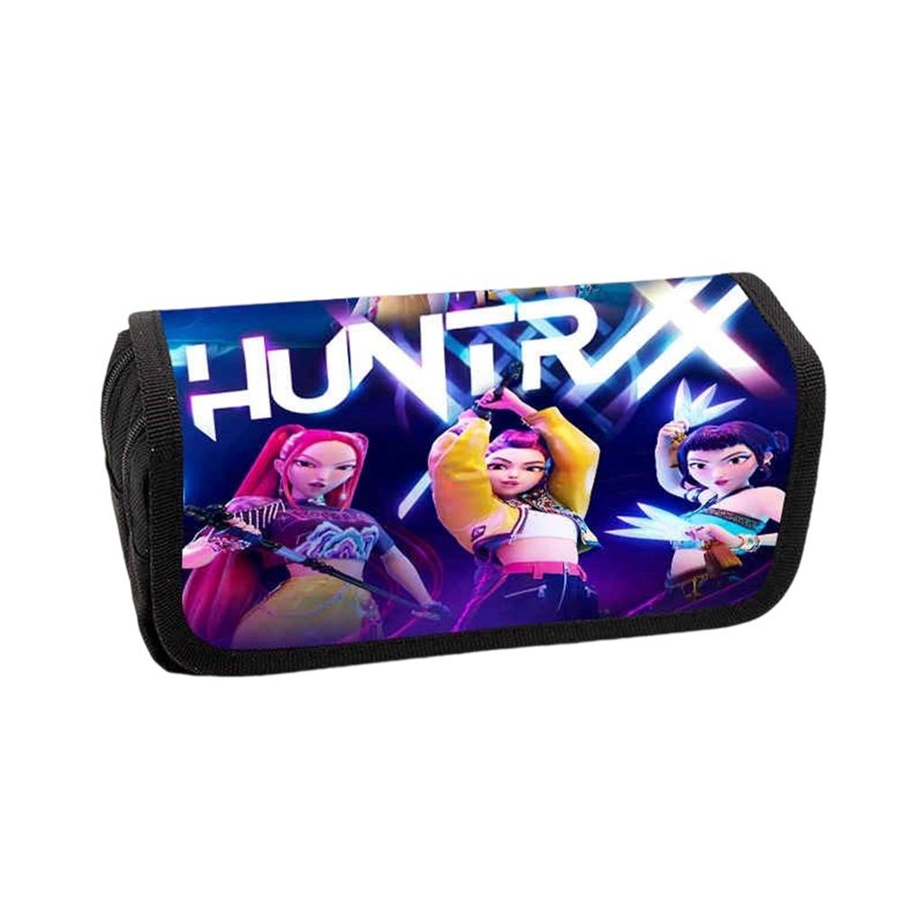 Pencil Case Pencil Case For Primary And Secondary School Students Water-Resistant Printed Cartoon Large Capacity Lid Pencil Case