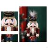 Nutcracker Figurine Ornament Crafts Statue for Living Room Shop Window Bedroom Parties