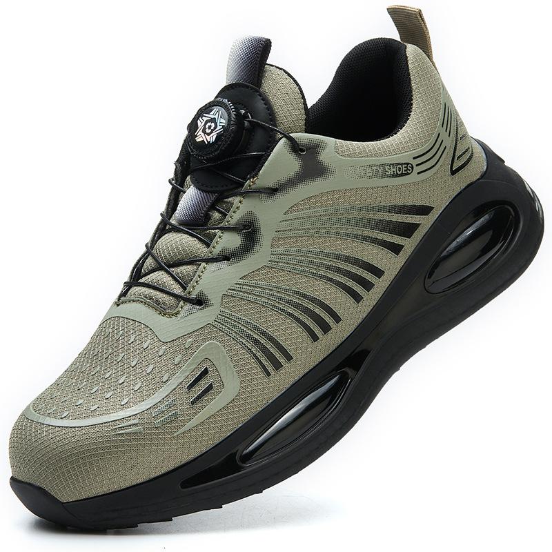 

Рабочая обувь со стальным мешком на головке, устойчивая к ударам и проколам, износостойкая и устойчивая к завязыванию, дышащая рабочая обувь 46