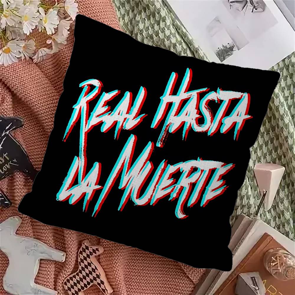 Classic Rapper Anuel AA Music Personalized Picture Text Home Decorative Pillows Household Gifts 45x45cm