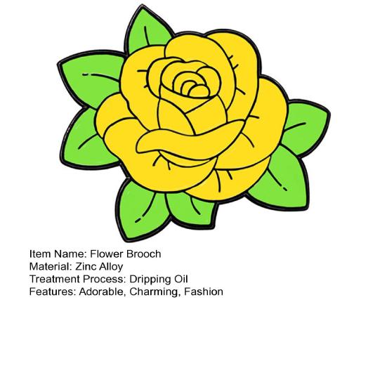 Blumenbrosche Anstecknadel für Damen Rose Wildblume Reversnadel Mantel Hut Pullover Accessoires Geschenke für Mutter Ehefrau Freundin