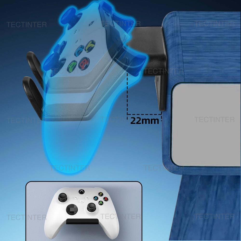 TECTINTER Wall Mounting Hanging Bracket For Switch Pro/PS5/PS4/Xbox One Game Controller Headphone Headset Stand Holder Gaming Accessories